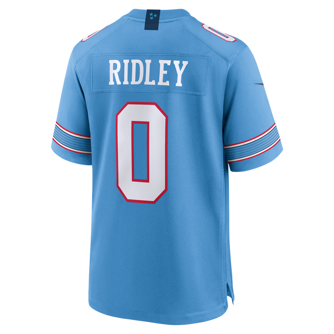 Men's Nike Tennessee Titans Calvin Ridley Light Blue Game NFL Jersey