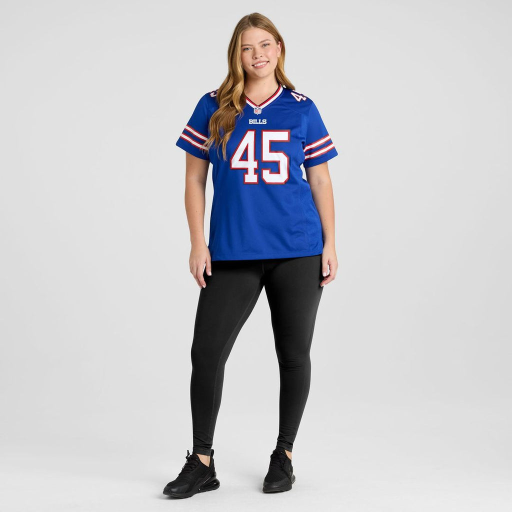 Women's Nike Buffalo Bills Shaq Thompson Royal Team Game NFL Jersey