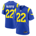 Men's Nike Los Angeles Rams Trent McDuffie Royal Team Game Player NFL Jersey