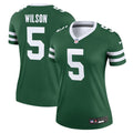 Women's Nike New York Jets Garrett Wilson Legacy Green Legend Player NFL Performance Top