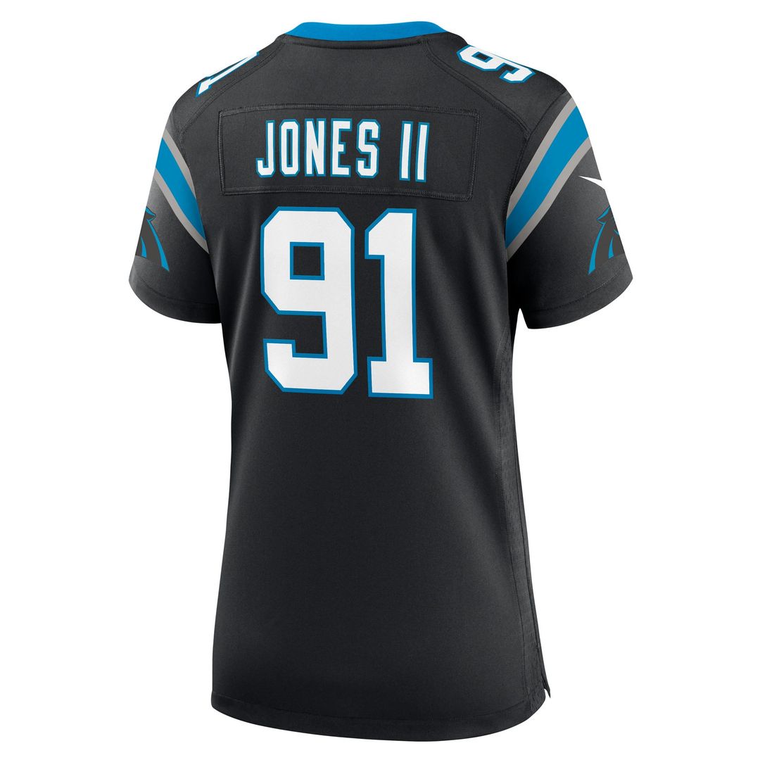Women's Nike Carolina Panthers Patrick Jones II Black Team Game NFL Jersey