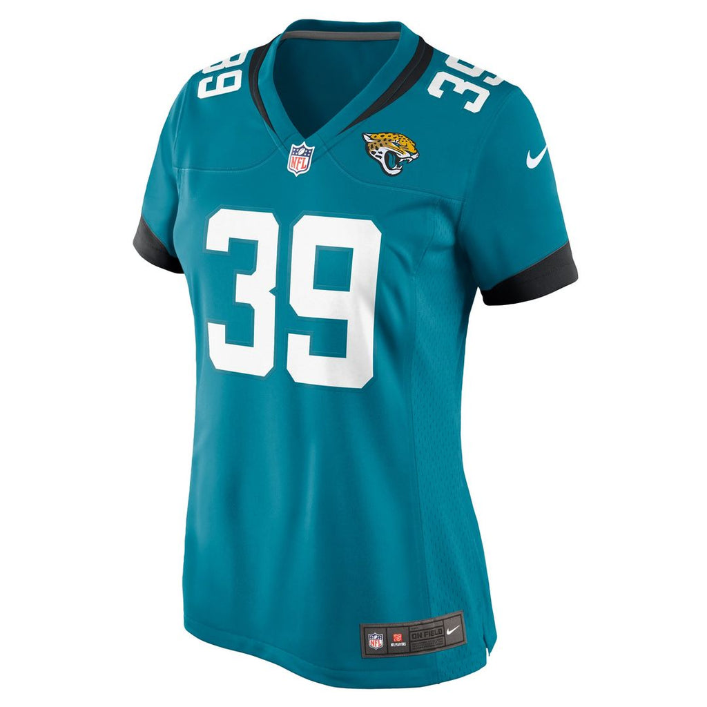 Women's Nike Jacksonville Jaguars Cam Little Teal Game NFL Jersey