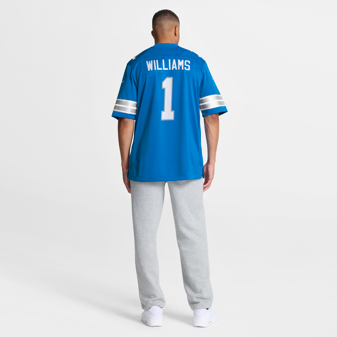 Men's Nike Detroit Lions Jameson Williams Black Alternate Game Player NFL Jersey