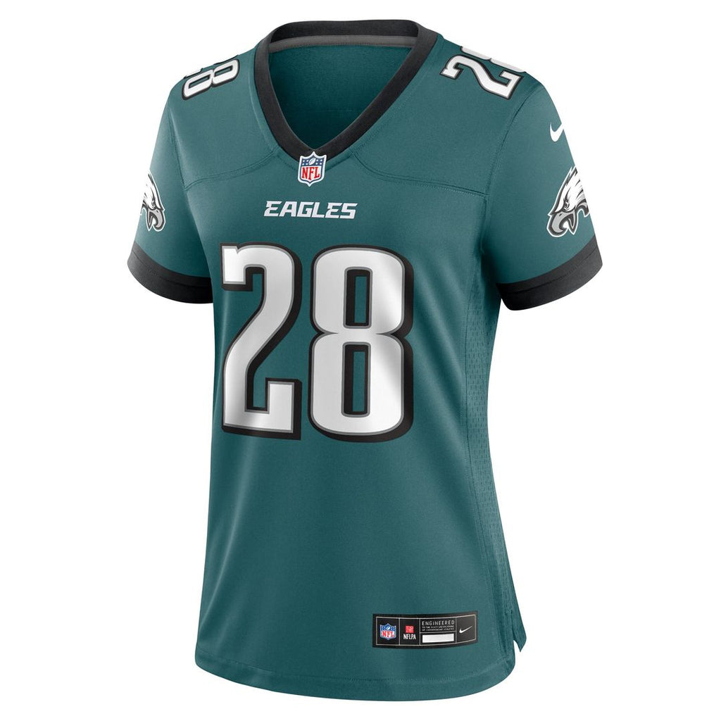Women's Nike Philadelphia Eagles Will Shipley Midnight Green Team Game NFL Jersey