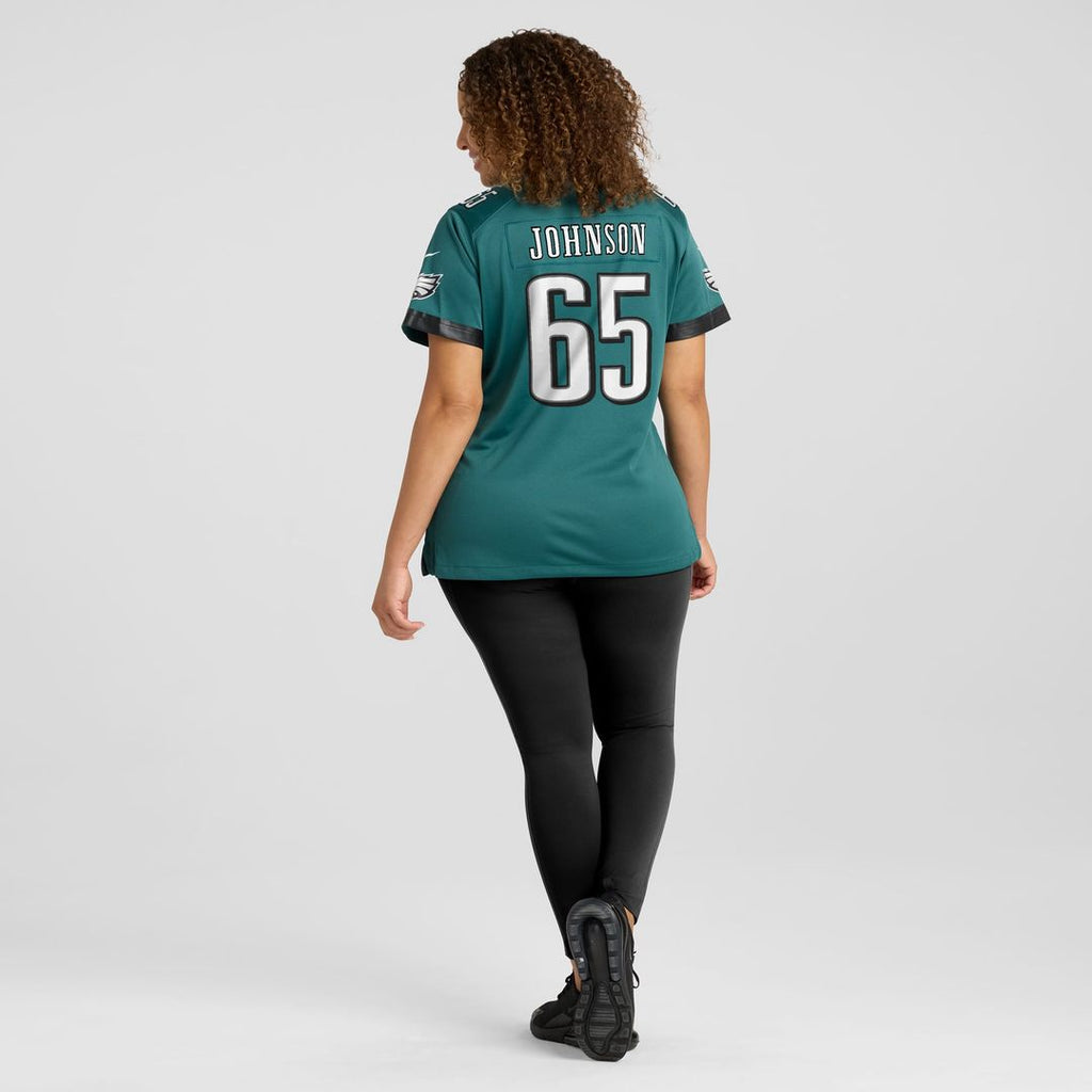 Women's Nike Philadelphia Eagles Lane Johnson Kelly Green Alternate Game NFL Jersey
