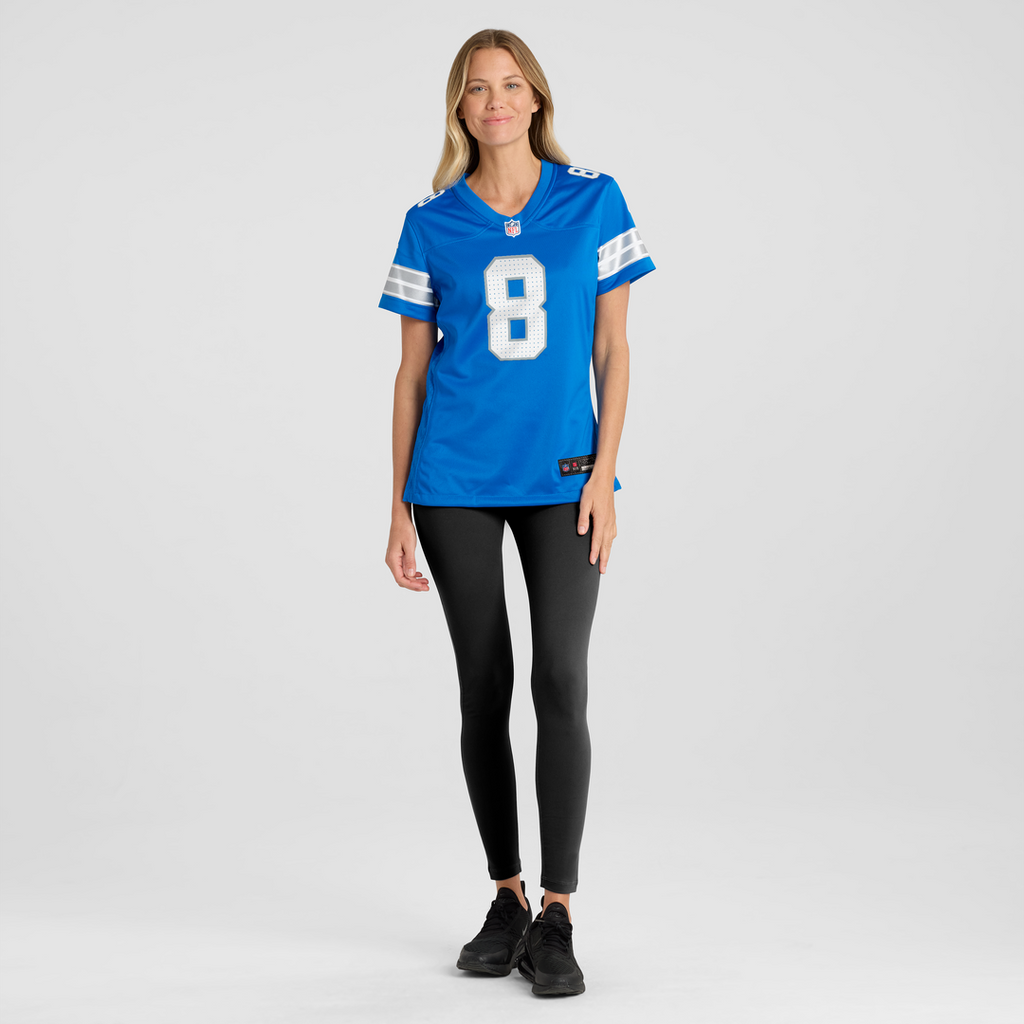 Women's Nike Detroit Lions Greg Dortch Blue Team Game NFL Jersey
