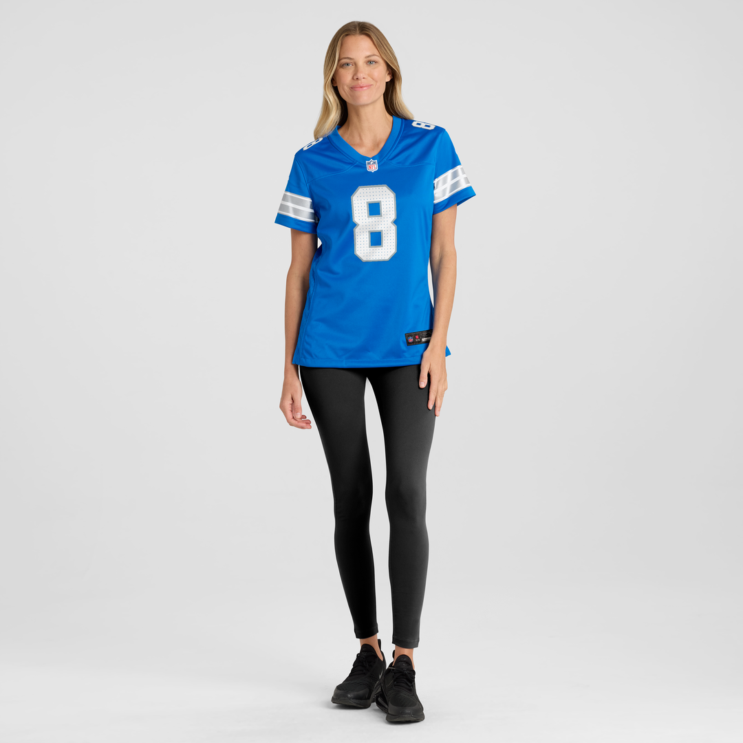 Women's Nike Detroit Lions Greg Dortch Blue Team Game NFL Jersey