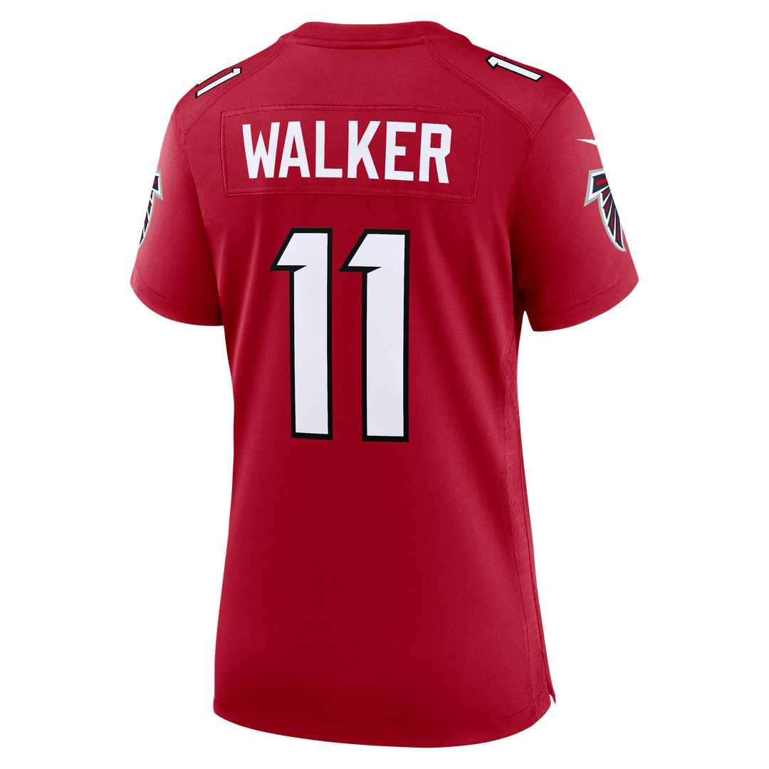 Women's Nike Atlanta Falcons Jalon Walker White Game NFL Jersey