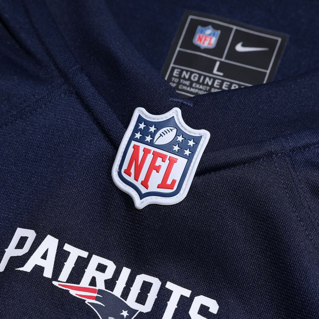 Men's Nike New England Patriots Marcus Bryant Navy Team Game NFL Jersey
