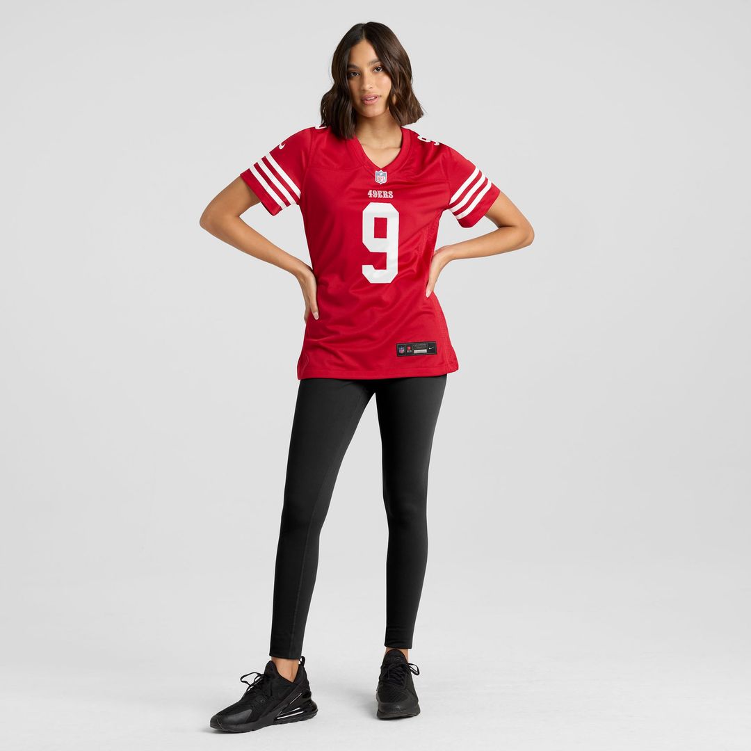 Women's Nike San Francisco 49ers Skyy Moore Scarlet Team Game NFL Jersey