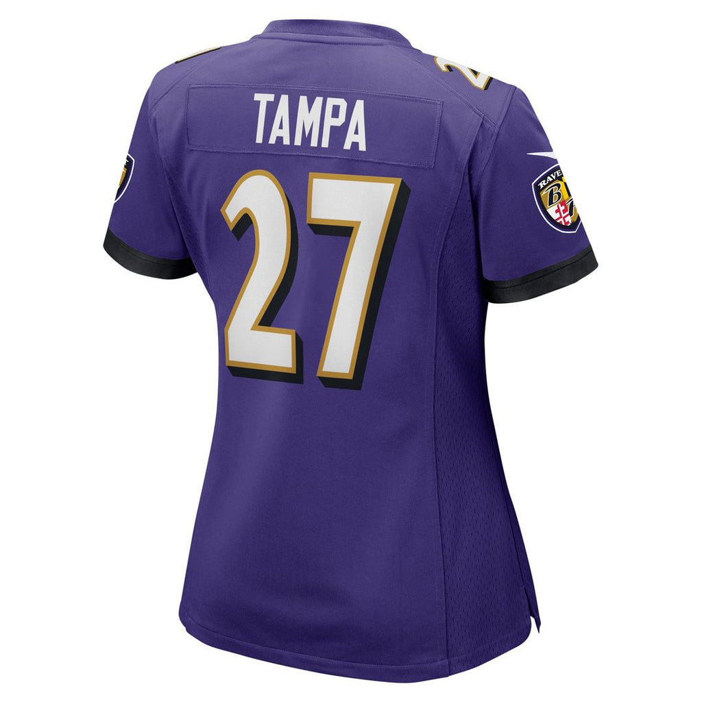 Women's Nike Baltimore Ravens T.J. Tampa Purple Game NFL Jersey
