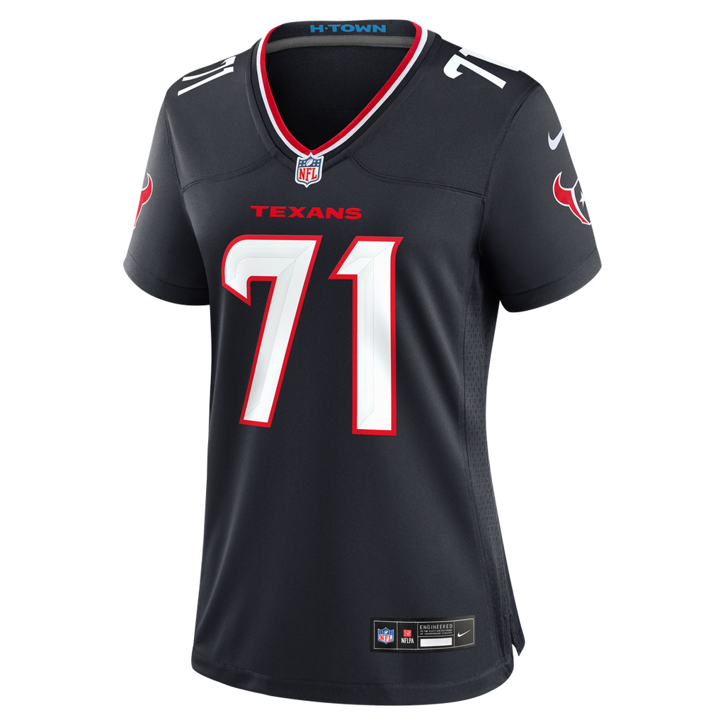 Women's Nike Houston Texans Braden Smith Navy Team Game NFL Jersey