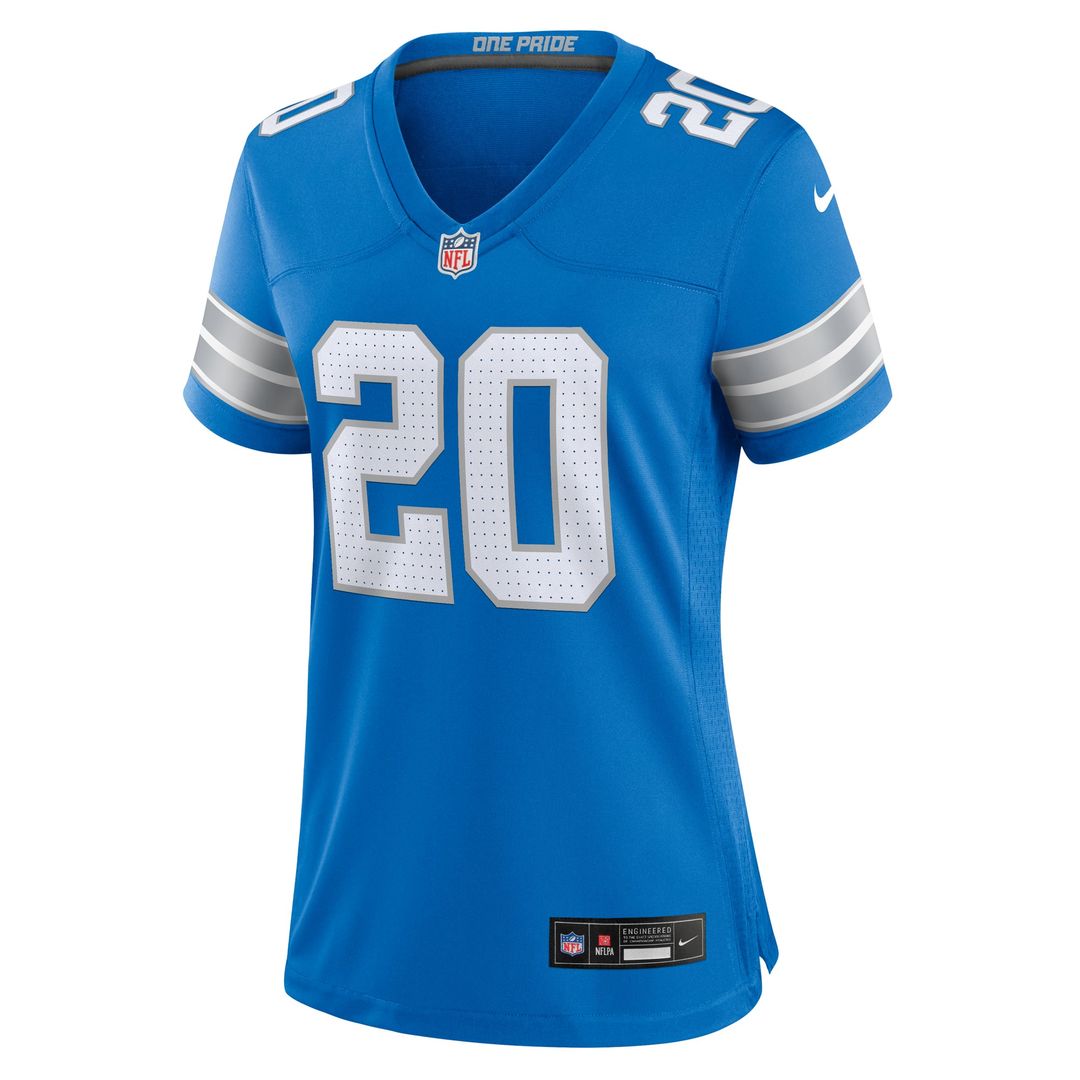 Women's Nike Detroit Lions Barry Sanders Blue Retired Player Game NFL Jersey