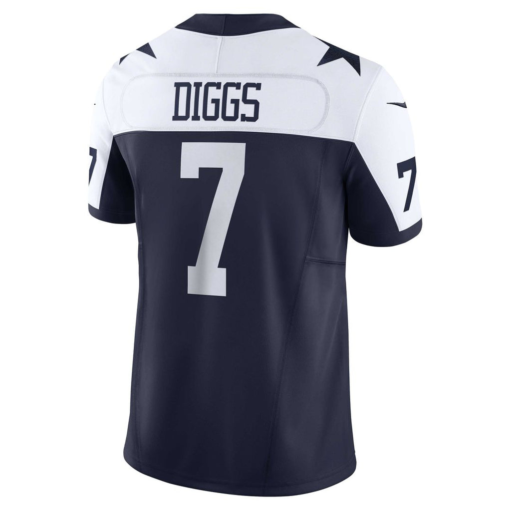 Men's Nike Dallas Cowboys Trevon Diggs Navy Vapor F.U.S.E. Limited NFL Jersey