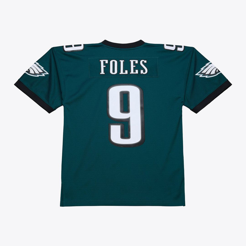 Men's Mitchell & Ness Philadelphia Eagles Nick Foles Midnight Green Legacy Replica NFL Jersey