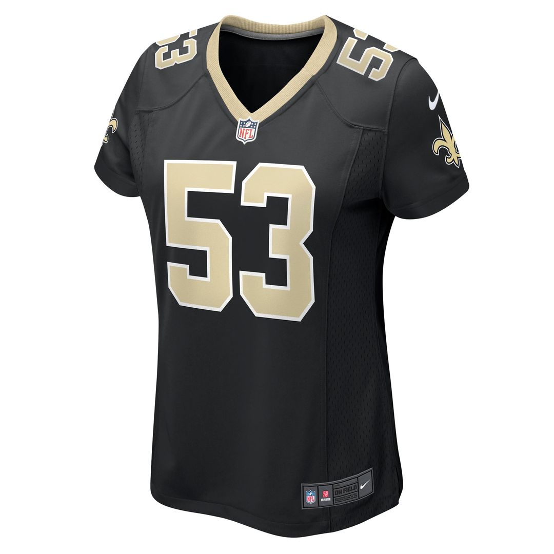Women's Nike New Orleans Saints Jaylan Ford Black Game NFL Jersey