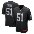 Men's Nike Las Vegas Raiders Malcolm Koonce Black Game NFL Jersey