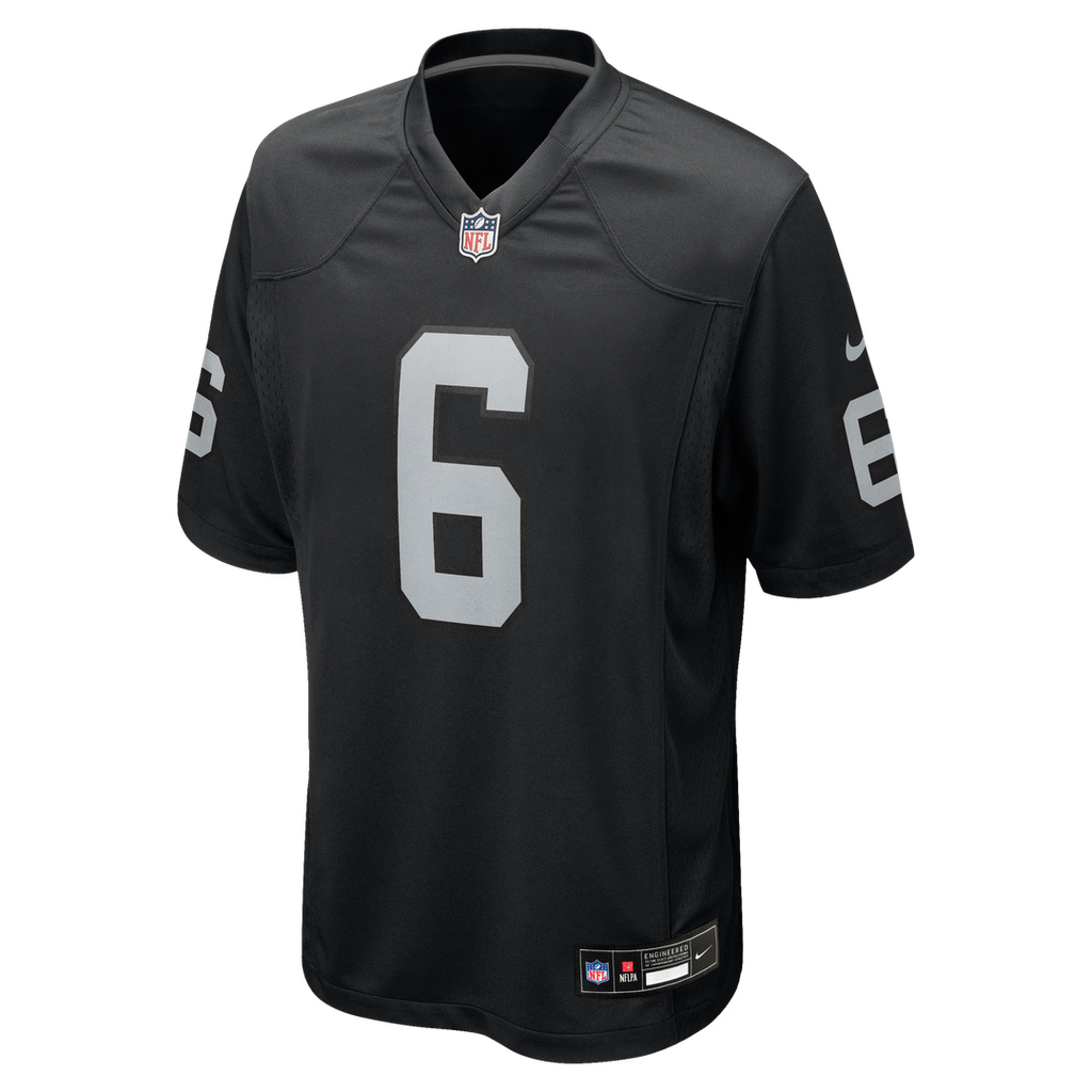 Men's Nike Las Vegas Raiders AJ Cole Black Game NFL Jersey