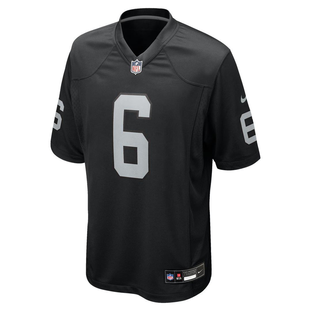 Men's Nike Las Vegas Raiders AJ Cole Black Game NFL Jersey