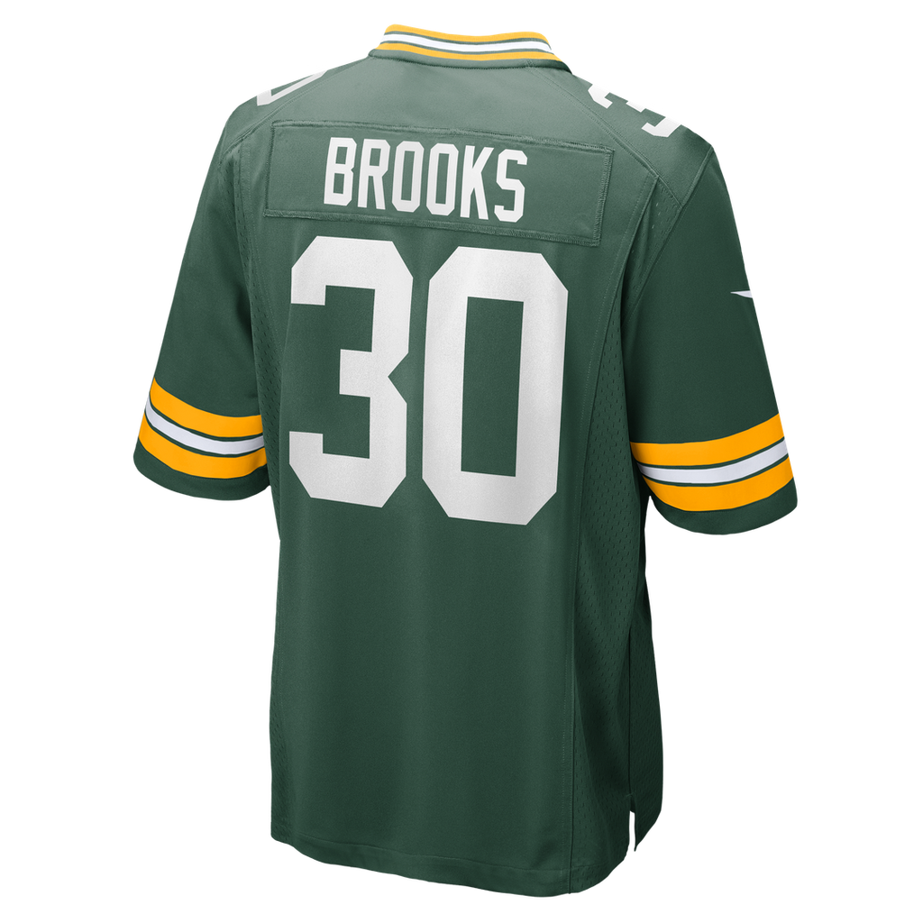Men's Nike Green Bay Packers Chris Brooks Green Team Game NFL Jersey
