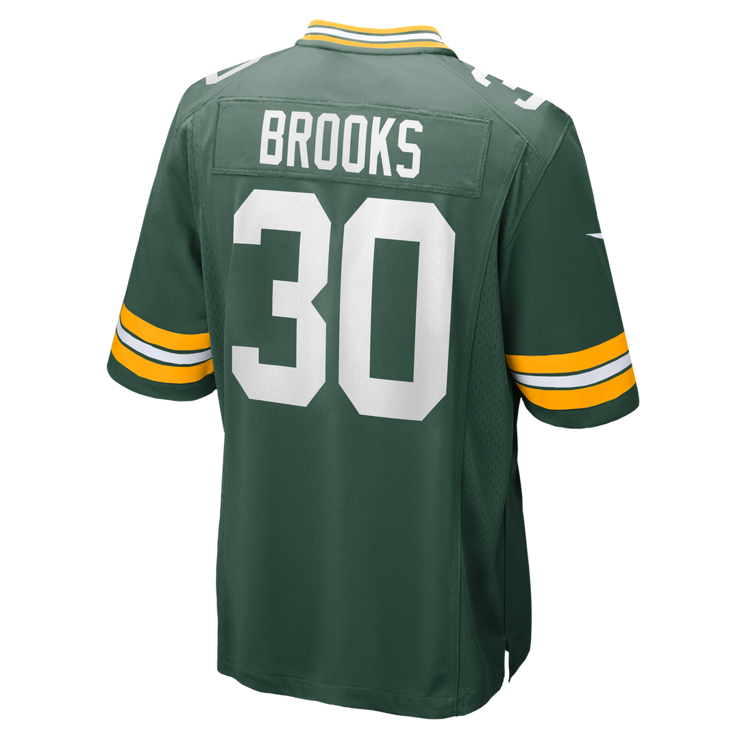Men's Nike Green Bay Packers Chris Brooks Green Team Game NFL Jersey
