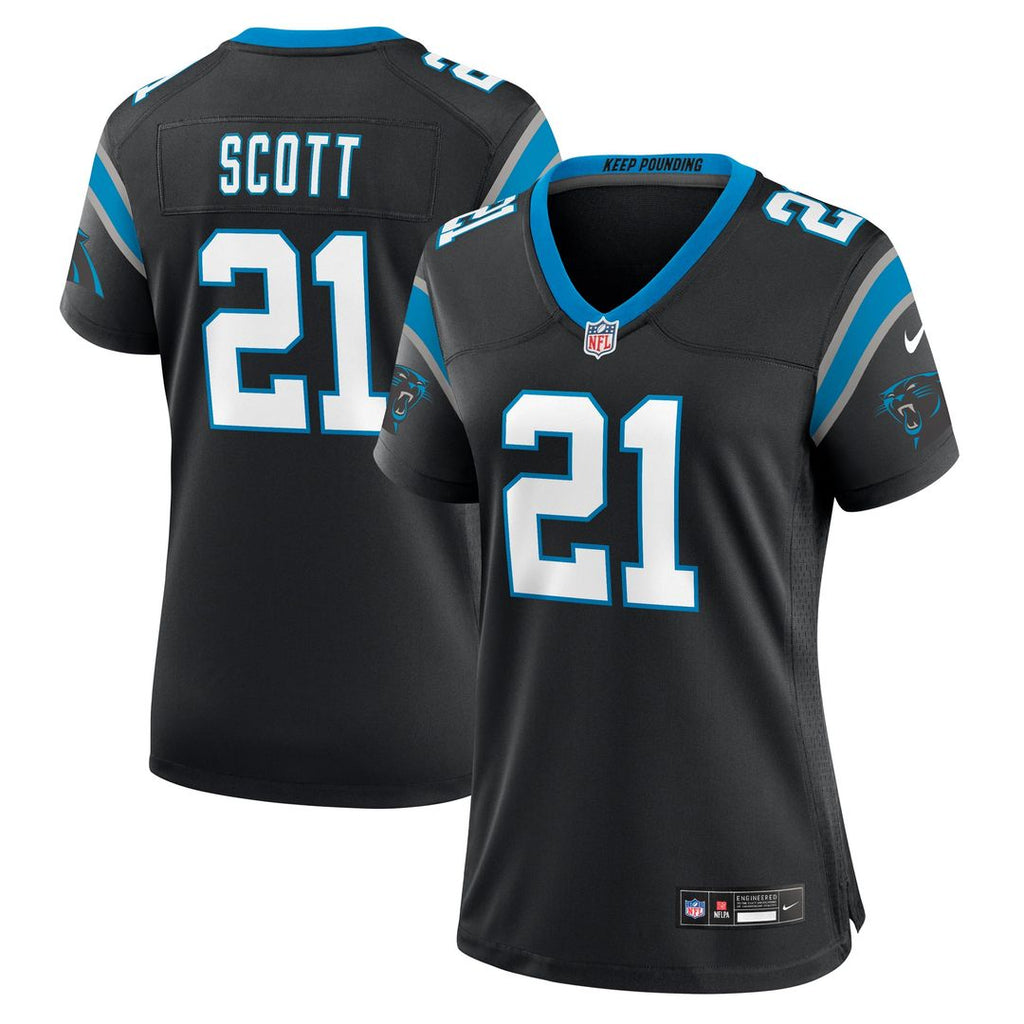 Women's Nike Carolina Panthers Nick Scott Black Game NFL Jersey