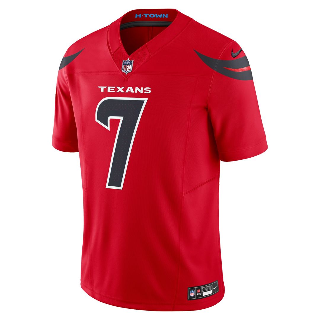 Men's Nike Houston Texans C.J. Stroud Red Alternate Vapor F.U.S.E. Limited NFL Jersey