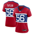 Women's Nike New York Giants Lawrence Taylor Century Red Alternate Retired Player Game NFL Jersey