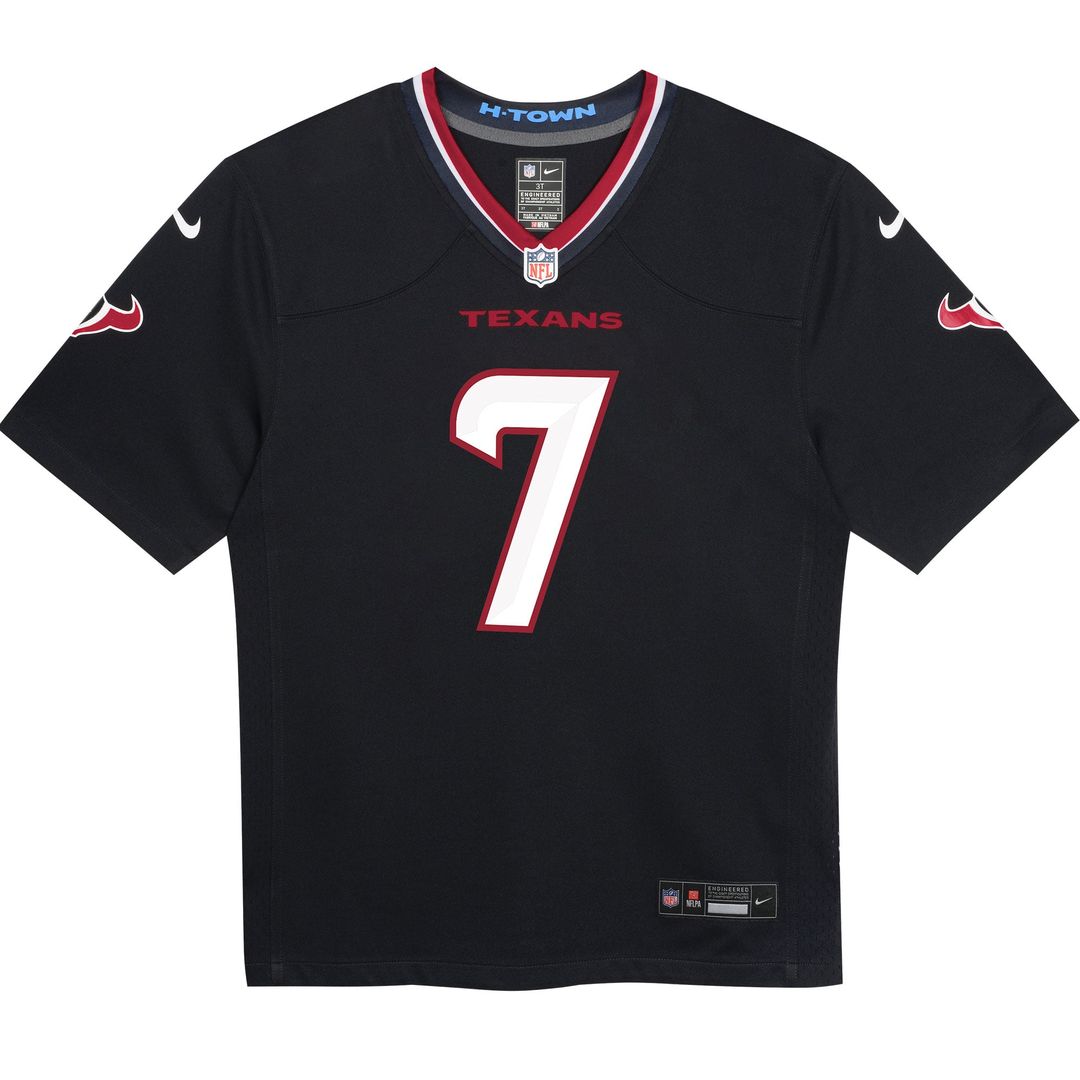 Preschool Nike Houston Texans C.J. Stroud Navy Game NFL Jersey