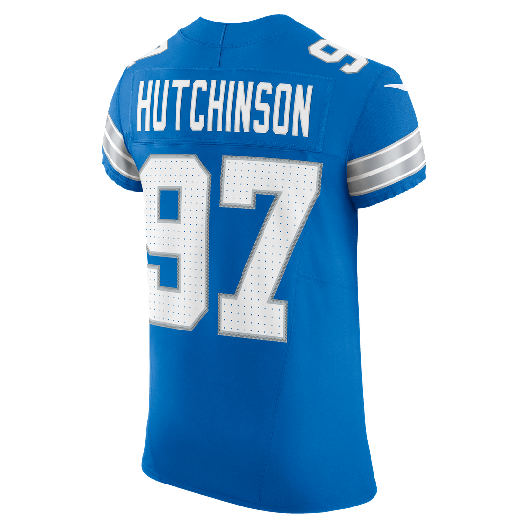 Men's Nike Detroit Lions Aidan Hutchinson Black Alternate Vapor F.U.S.E. Elite NFL Jersey