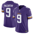 Men's Nike Minnesota Vikings J.J. McCarthy Purple Vapor F.U.S.E. Limited NFL Jersey