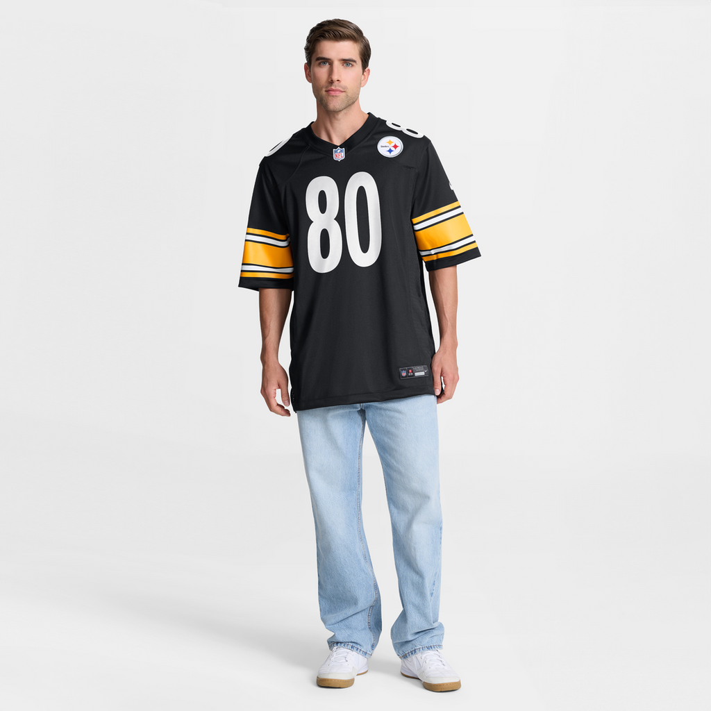 Men's Nike Pittsburgh Steelers Darnell Washington Black Game NFL Jersey