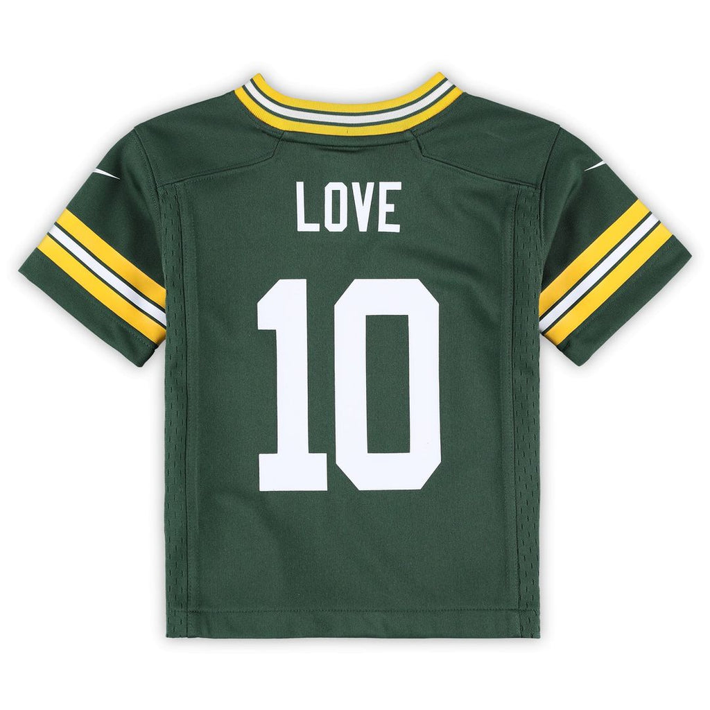 Toddler Nike Green Bay Packers Jordan Love Green Game NFL Jersey