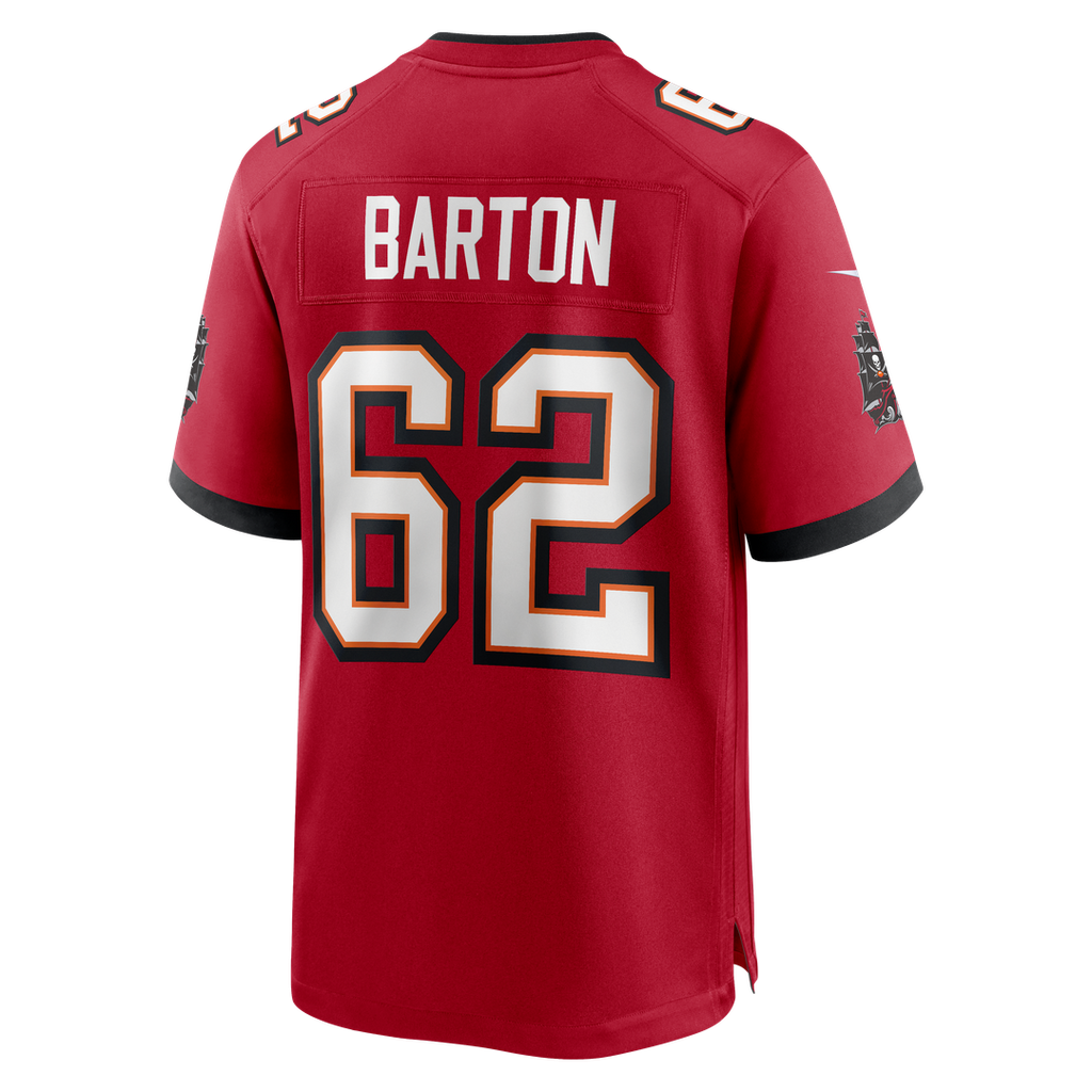 Men's Nike Tampa Bay Buccaneers Graham Barton Red Player Game NFL Jersey