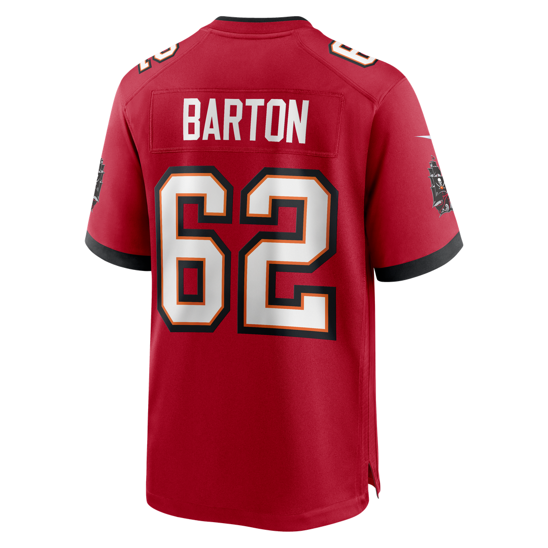 Men's Nike Tampa Bay Buccaneers Graham Barton Red Player Game NFL Jersey