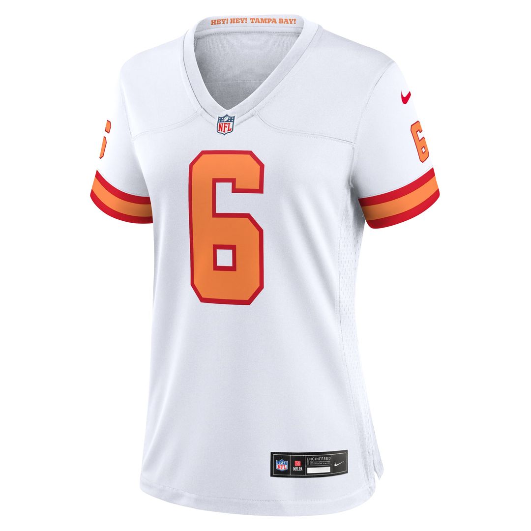 Women's Nike Tampa Bay Buccaneers Baker Mayfield '76 White Game NFL Jersey