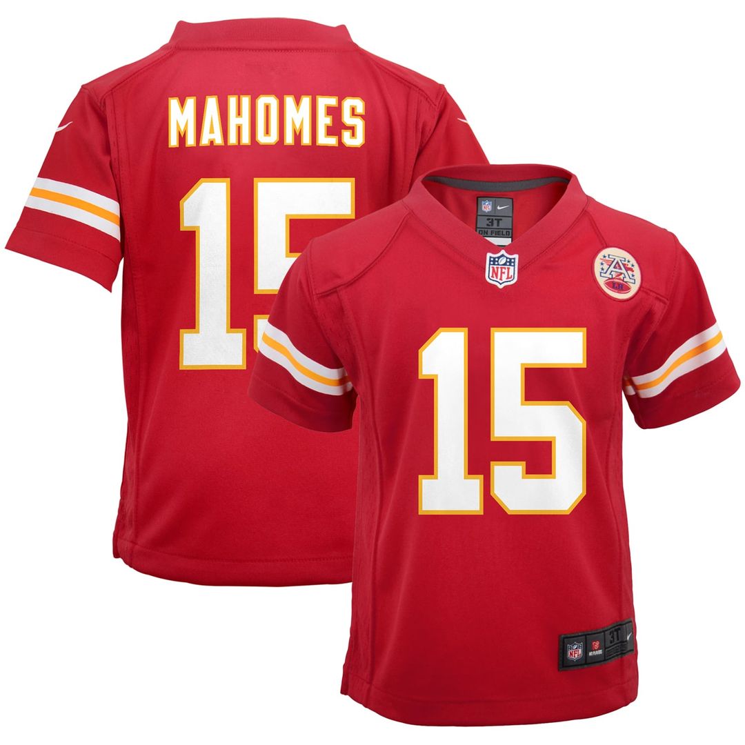Preschool Nike Kansas City Chiefs Patrick Mahomes Red Game NFL Jersey