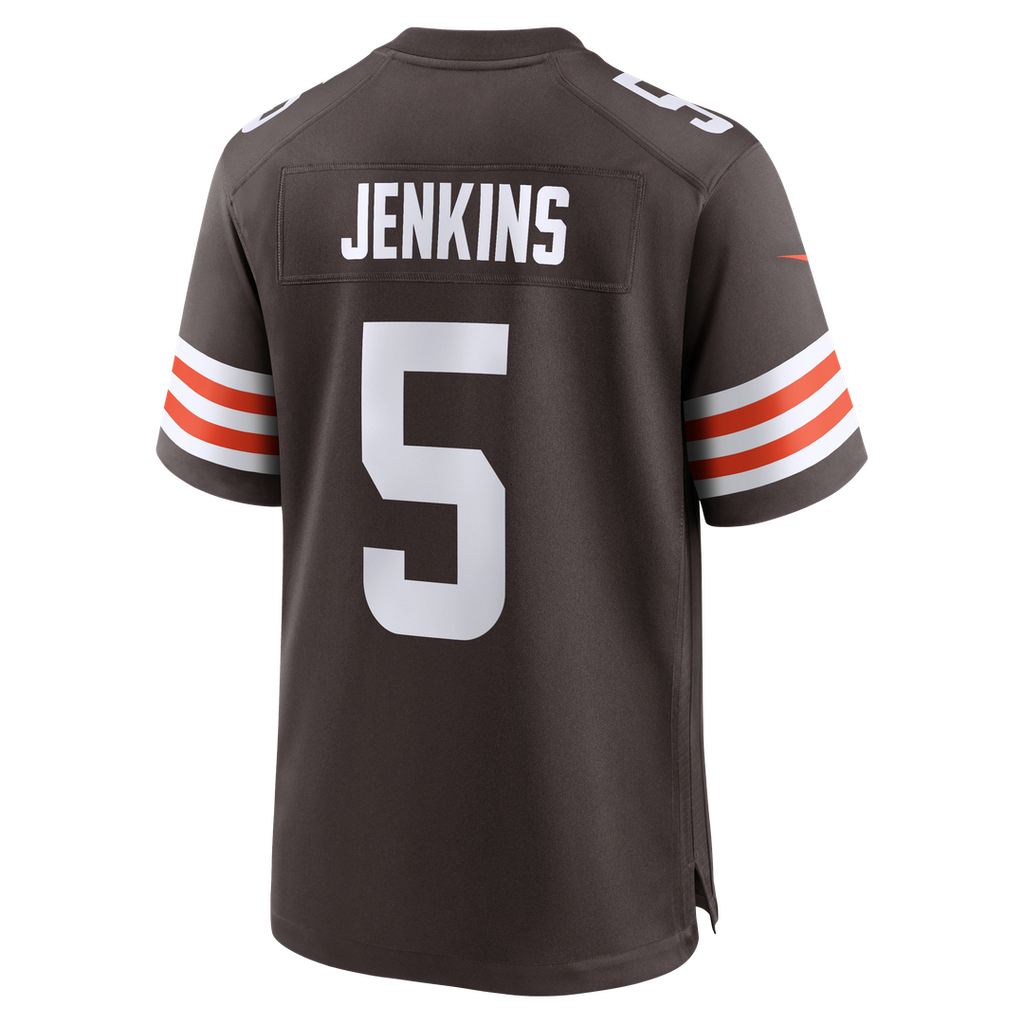Men's Nike Cleveland Browns Rayshawn Jenkins Brown Team Game NFL Jersey