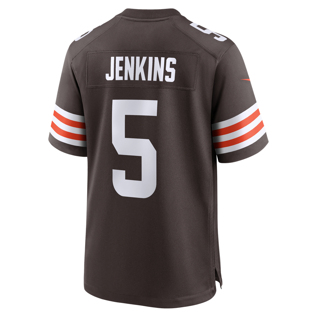 Men's Nike Cleveland Browns Rayshawn Jenkins Brown Team Game NFL Jersey