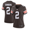 Women's Nike Cleveland Browns Shedeur Sanders Brown Team Game NFL Jersey