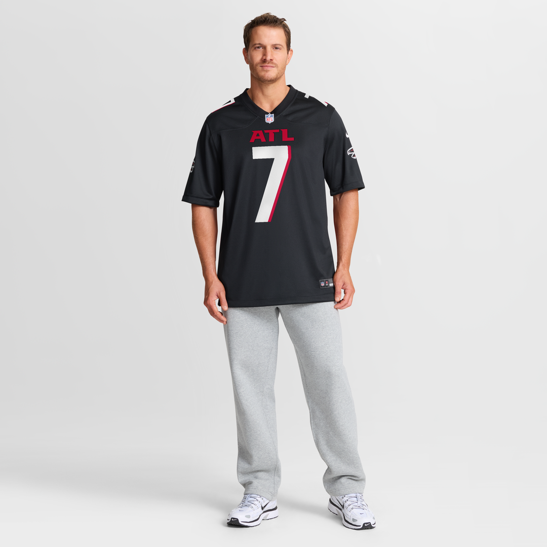 Men's Nike Atlanta Falcons Bijan Robinson Black Game NFL Jersey
