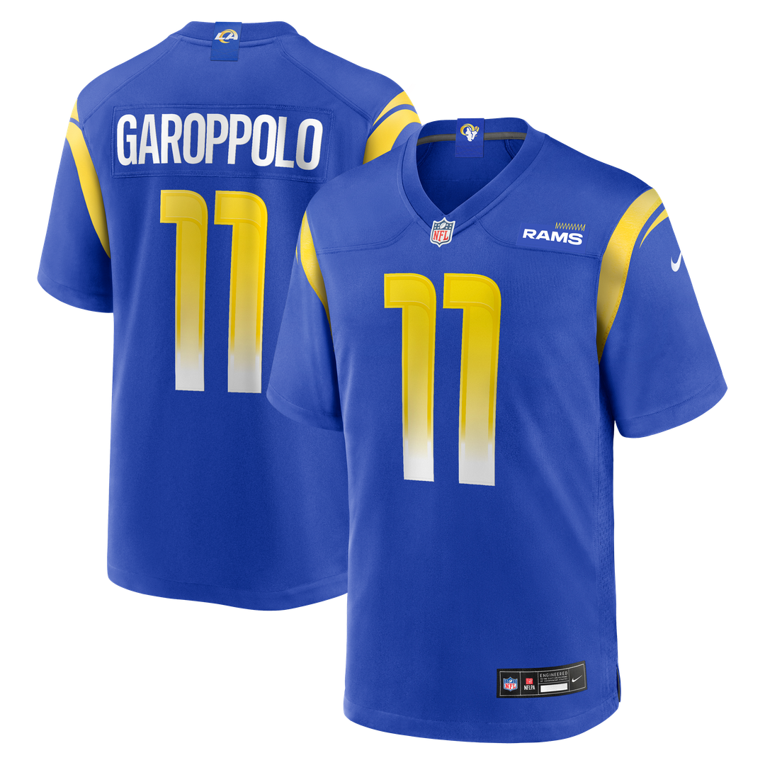 Men's Nike Los Angeles Rams Jimmy Garoppolo Royal Game NFL Jersey