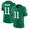 Men's Nike Philadelphia Eagles A.J. Brown Kelly Green Vapor F.U.S.E. Limited NFL Jersey