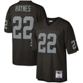 Men's Mitchell & Ness Las Vegas Raiders Mike Haynes Black Legacy Replica NFL Jersey