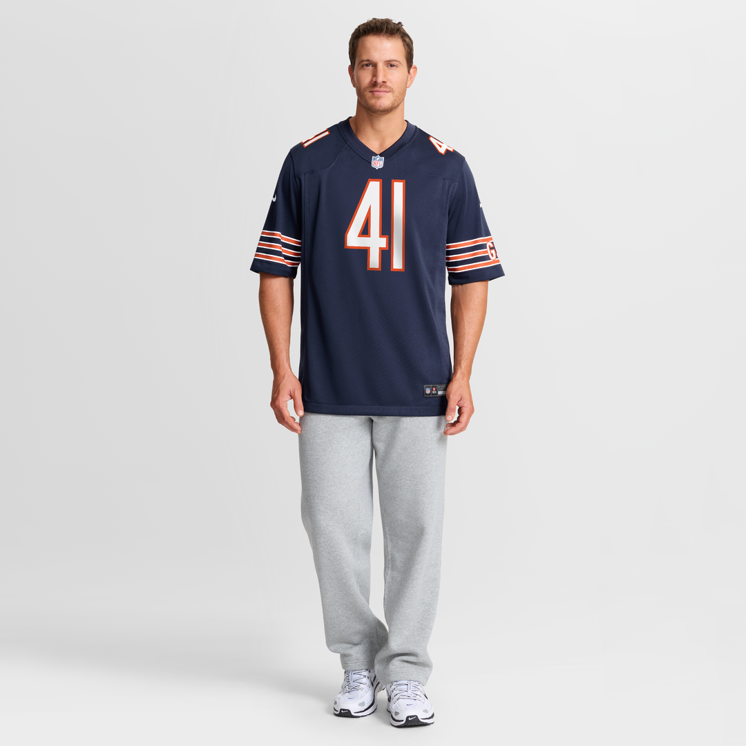 Men's Nike Chicago Bears Brian Piccolo Navy Game Retired Player NFL Jersey