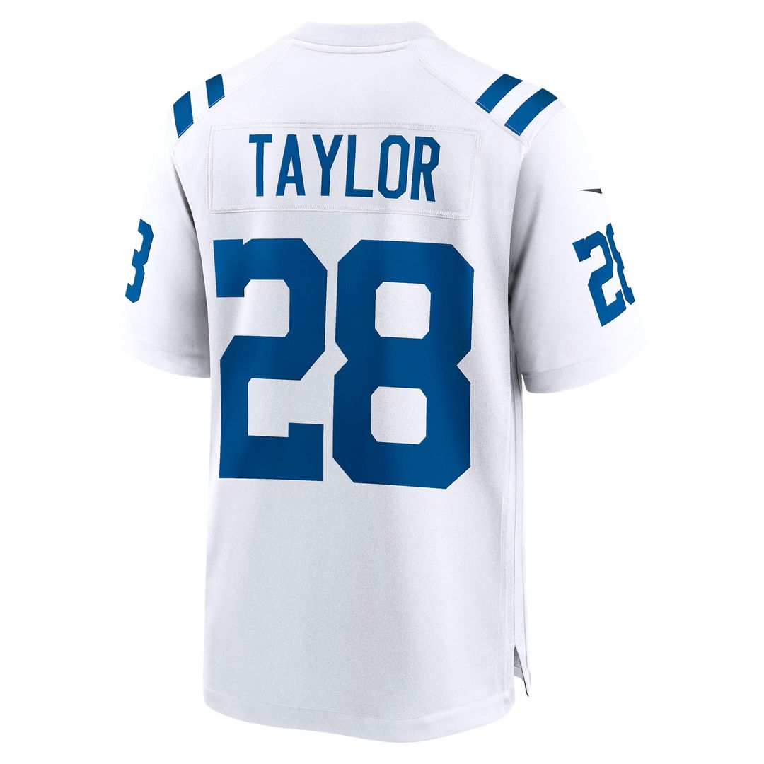 Men's Nike Indianapolis Colts Jonathan Taylor White Player Game NFL Jersey