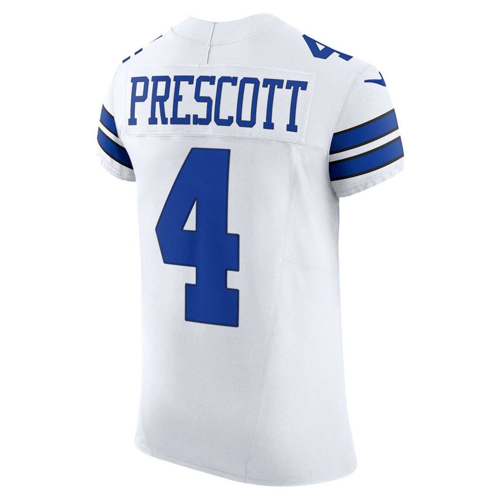 Men's Nike Dallas Cowboys Dak Prescott White Vapor F.U.S.E. Elite NFL Jersey