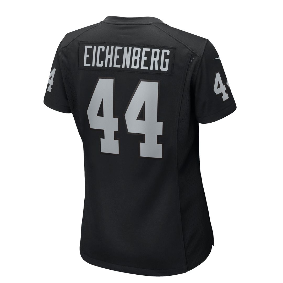 Women's Nike Las Vegas Raiders Tommy Eichenberg Black Team Game NFL Jersey