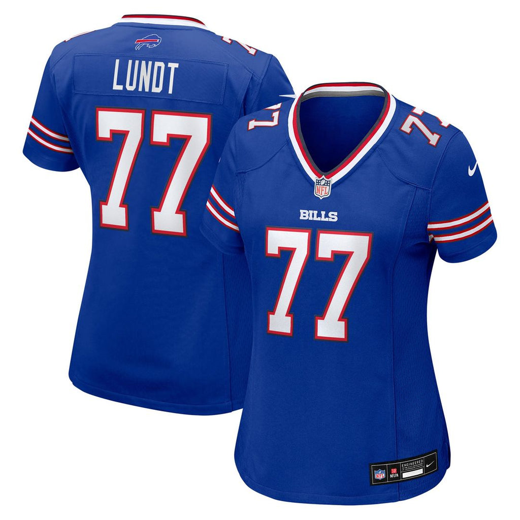 Women's Nike Buffalo Bills Chase Lundt Royal Team Game NFL Jersey