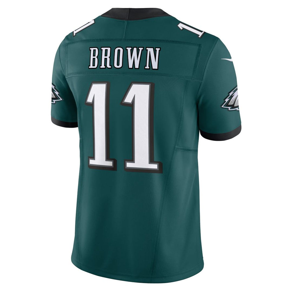Men's Nike Philadelphia Eagles A.J. Brown Midnight Green Vapor F.U.S.E. Limited NFL Jersey